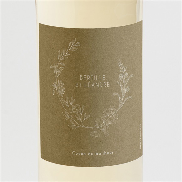 Etiquette de bouteille mariage Festivités réf.N3001895