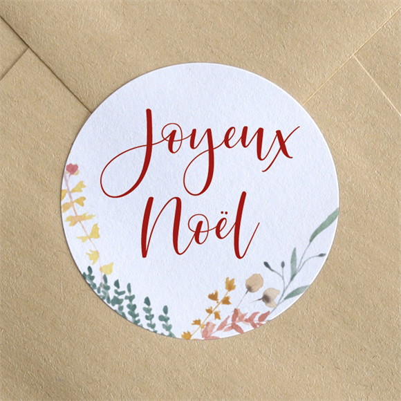 Stickers noël Jolie intention réf.N360443