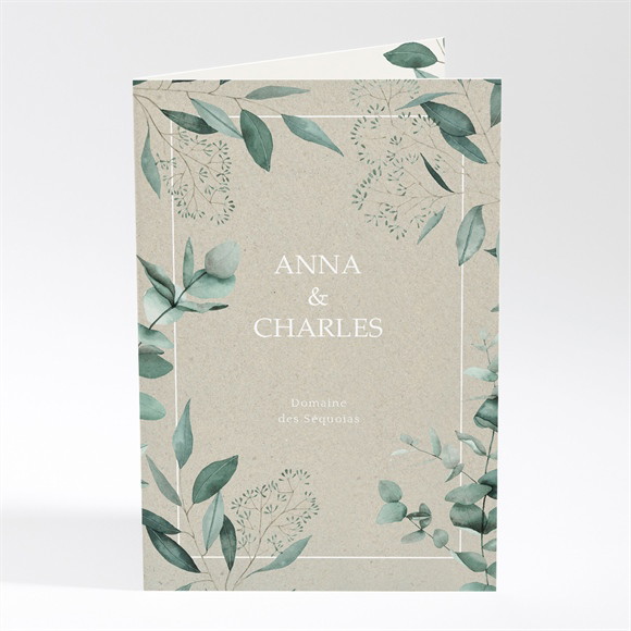 Menu mariage Intimité réf.N401879