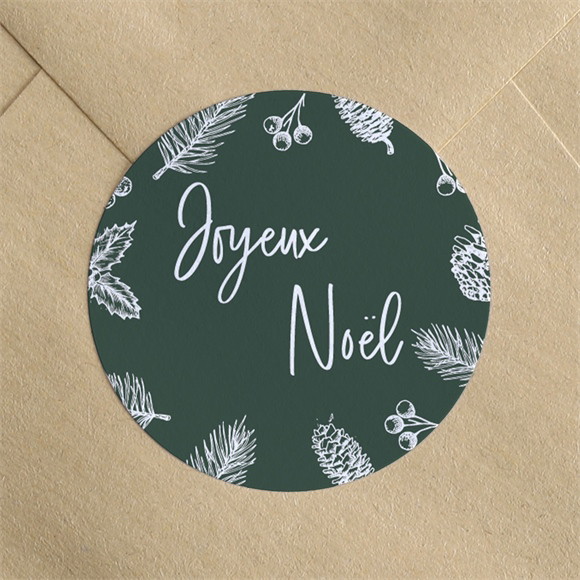 Stickers noël Forêt blanche réf.N3601176