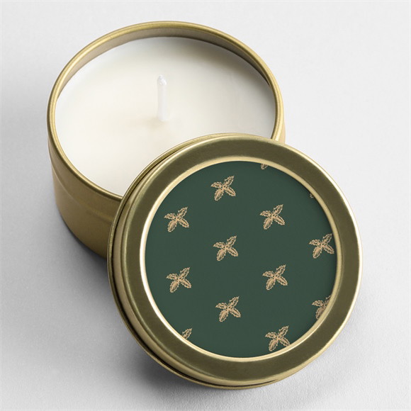 Bougie noël Touche dorée réf.N3601179