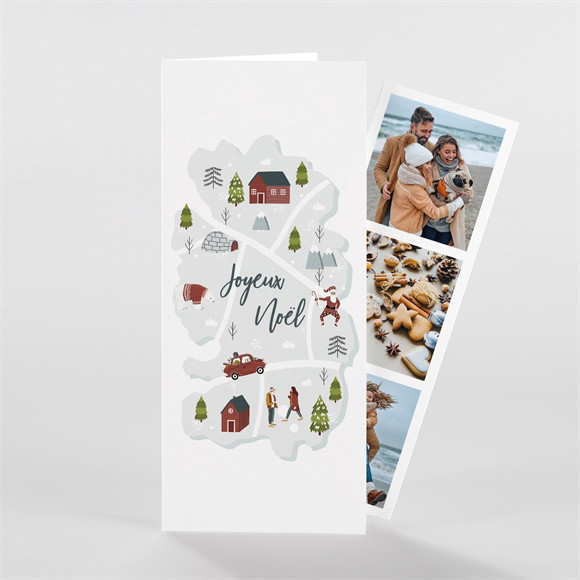 Carte de voeux Petit Monde réf.N98133