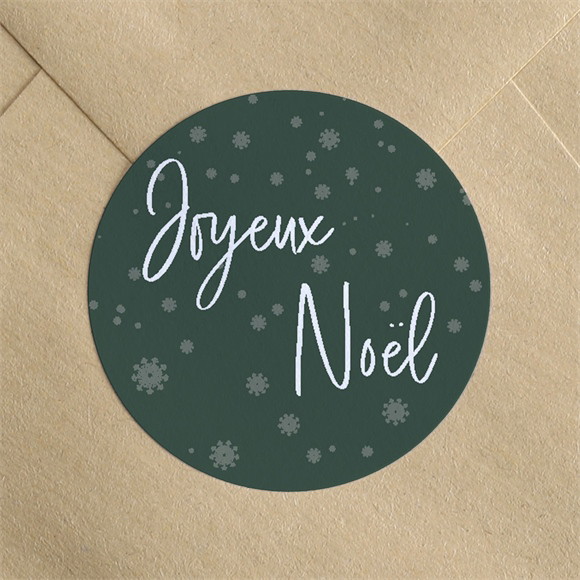 Stickers noël Flocons blancs réf.N3601184