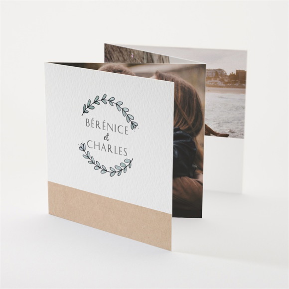 Faire-part mariage Avec programme à gratter réf.N83177