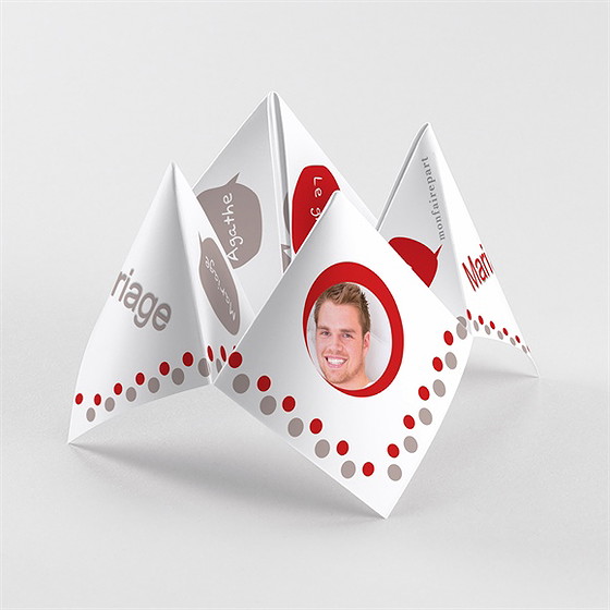 Faire-part mariage humour original cocotte