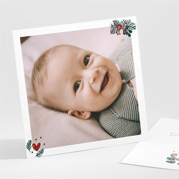 Remerciement naissance Premier Noël réf.N301422