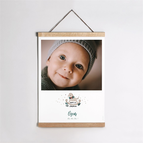 Affiche naissance Premier Noël réf.N260108