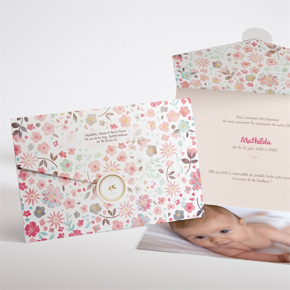 Faire-part naissance Mon petit chou ! enveloppe réf.N97152