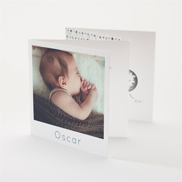 Faire-part naissance Elégante Symétrie accordéon réf.N83188