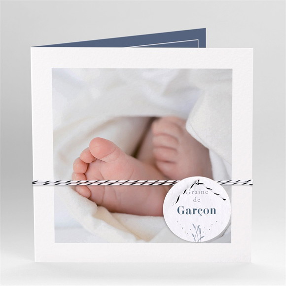Faire-part naissance Le voici ensemencé réf.N451310