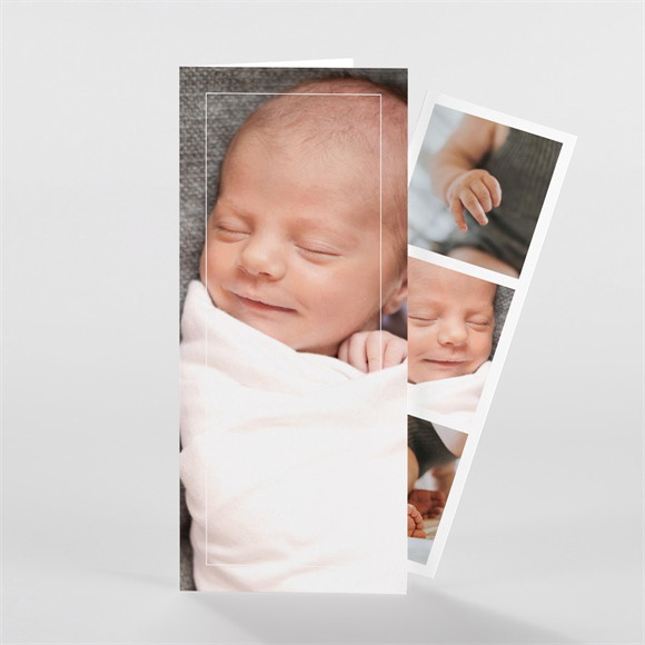 Faire-part naissance Jolis Petits Détail photomaton réf.N98137