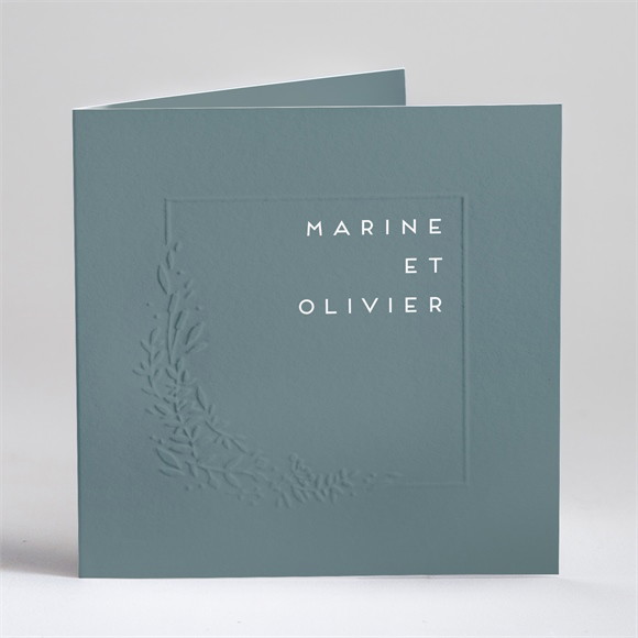 Faire-part mariage Confiance gaufrage réf.N451332