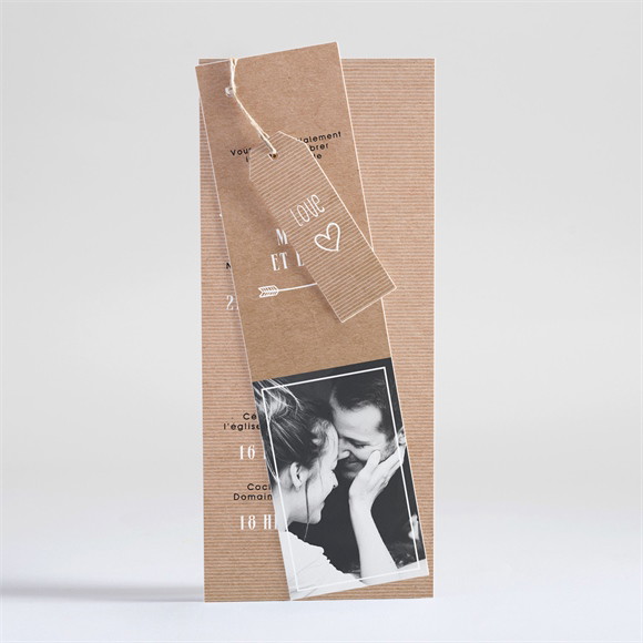 Faire-part mariage Myriade superposition réf.N93148