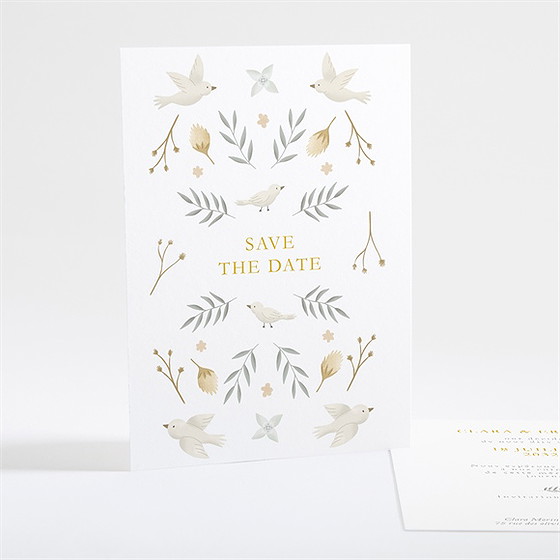 Save the Date mariage céleste