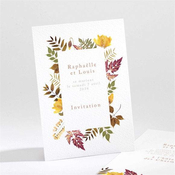 Carton d'invitation mariage Subliminal réf.N211560