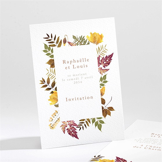 Carton d'invitation mariage subliminal