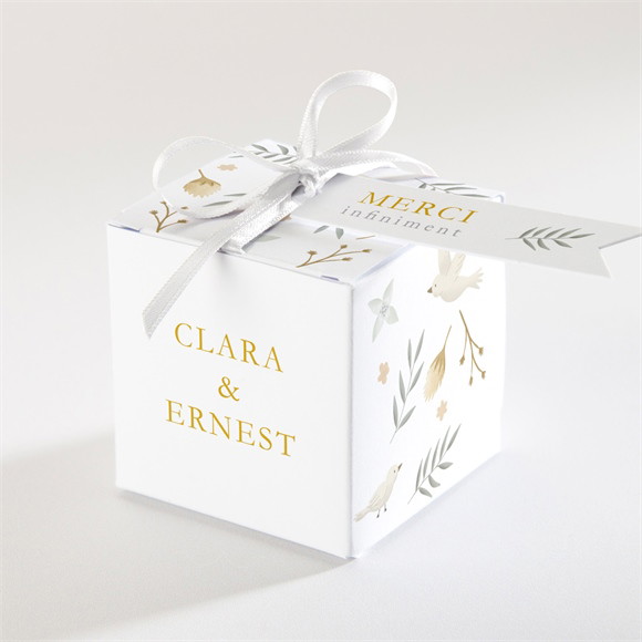 Boîte de dragées mariage Céleste réf.N340514