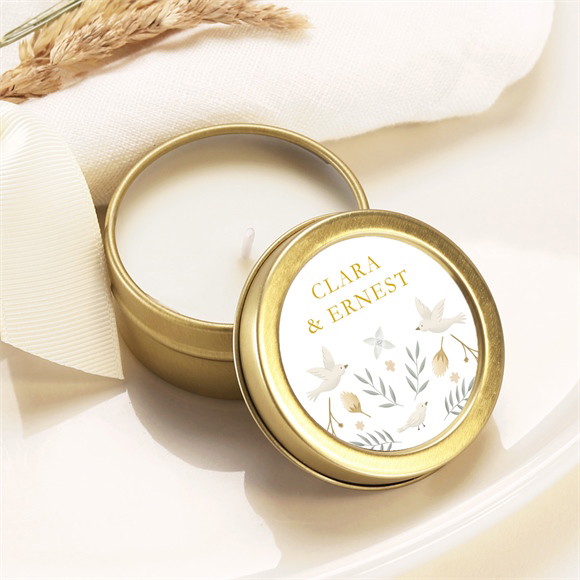 Bougie mariage Céleste réf.N3601196