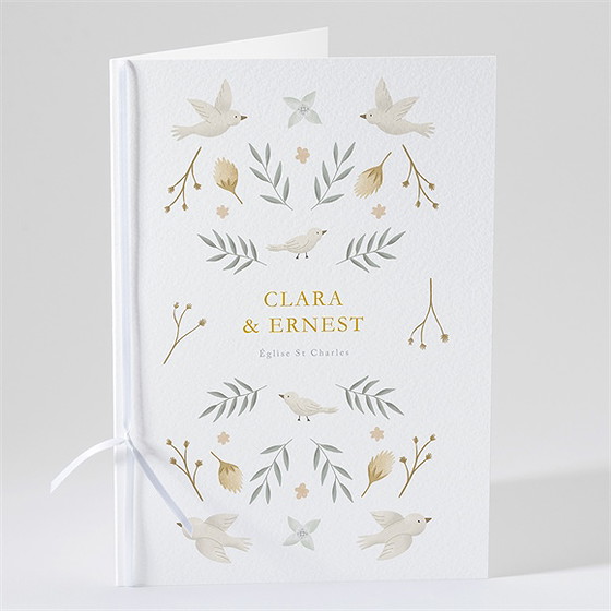 Livret de messe mariage céleste