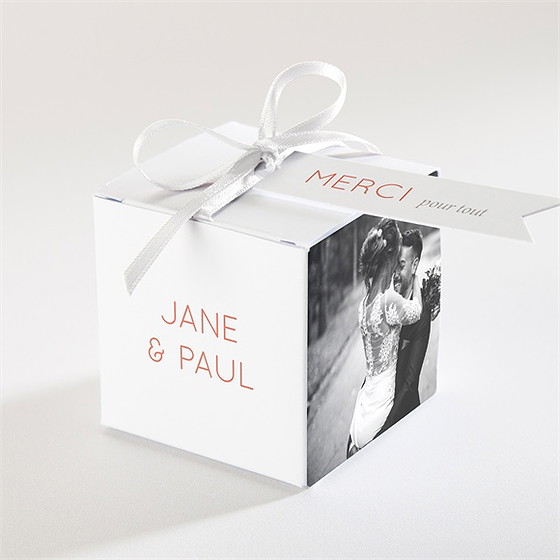 Boîte de dragées mariage son eclat