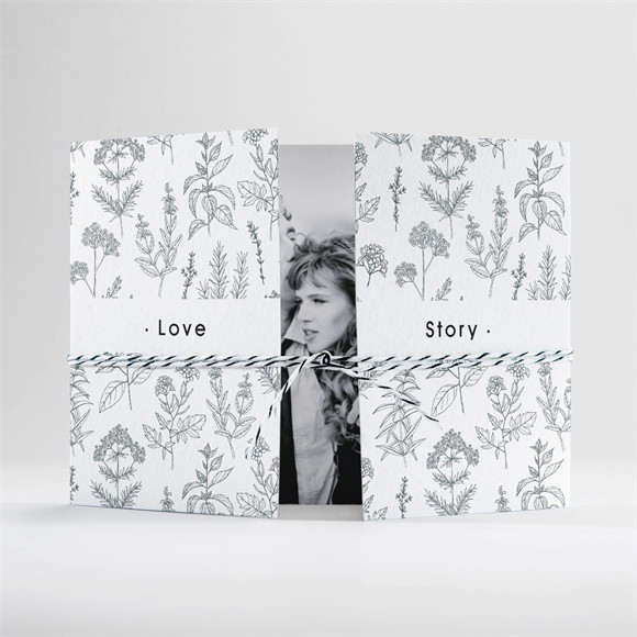 Faire-part mariage Love & Co 2 volets réf.N701113