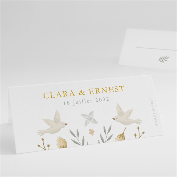 Marque-place mariage Céleste réf.N440899