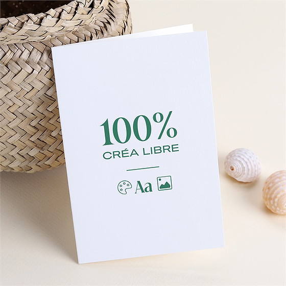 Faire-part mariage livret vierge