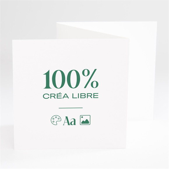 Faire-part mariage Accordéon 100% à créer réf.N81002