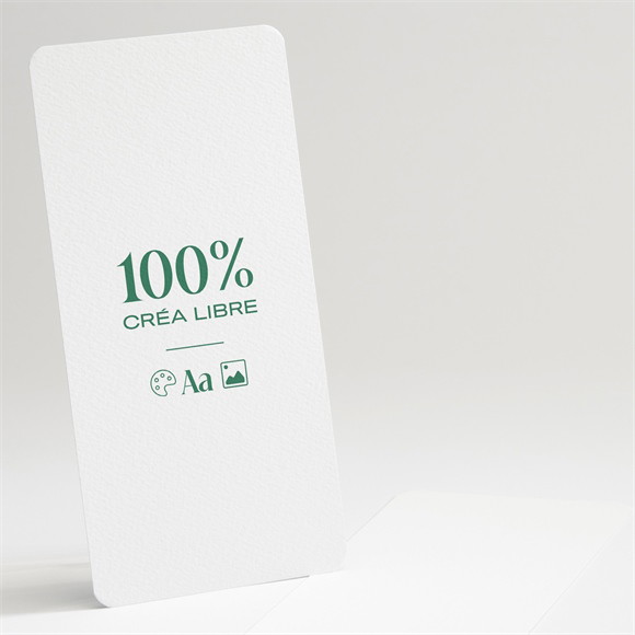 Menu mariage Vierge 10cm x 21cm réf.N221117