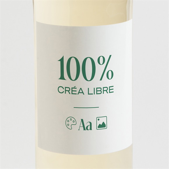 Etiquette de bouteille naissance Accordéon 100% à inventer ! réf.N300789