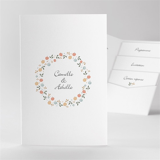 Faire-part mariage let's dream ! pocketfold