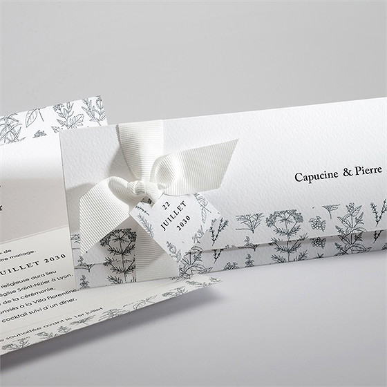 Faire-part mariage love & co pochette