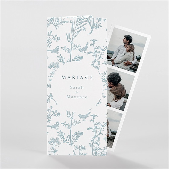 Faire-part mariage jouy exclusif photomaton