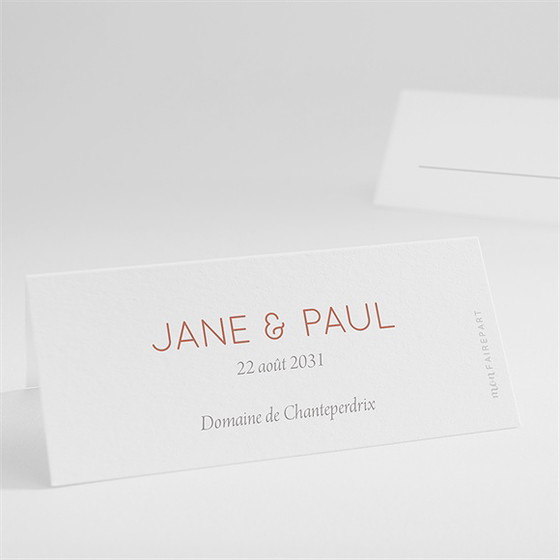 Marque-place mariage son eclat