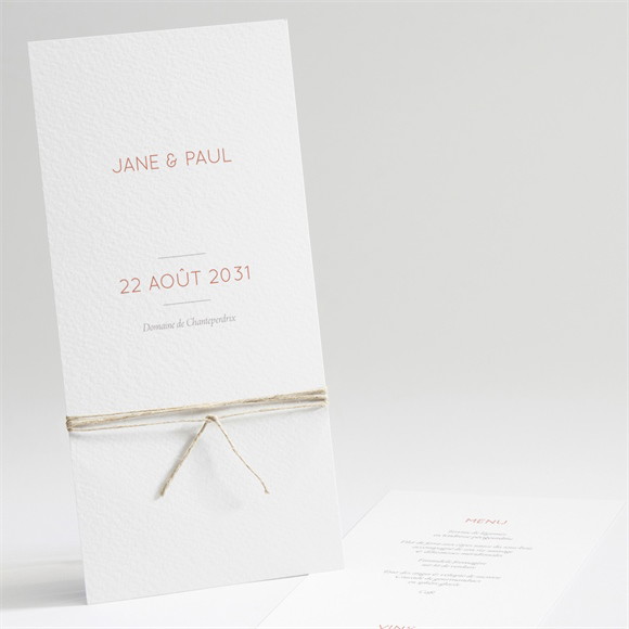 Menu mariage Son Eclat réf.N221245