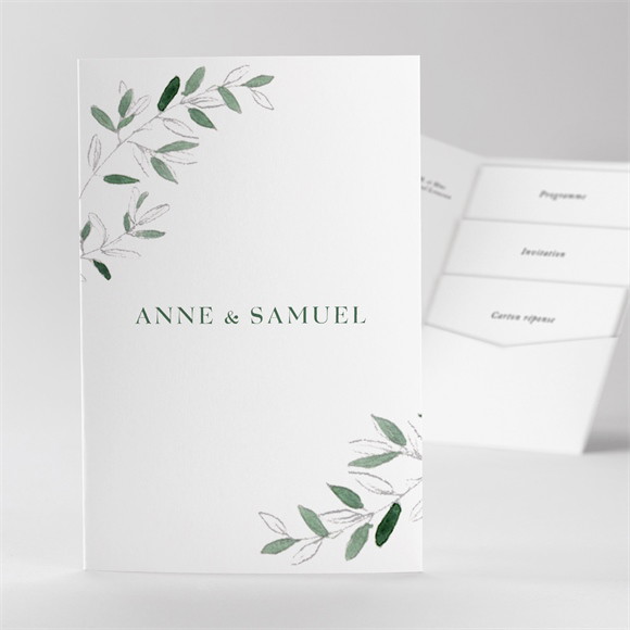 Faire-part mariage La Belle Histoire pocketfold réf.N84128