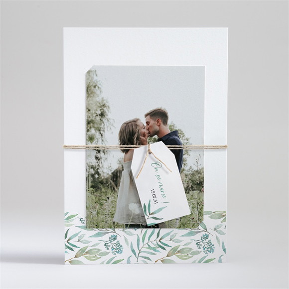 Faire-part mariage Délicat superposition réf.N99154