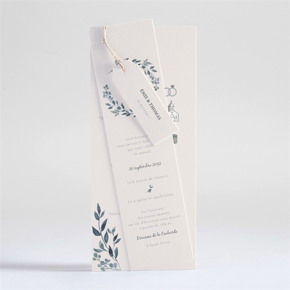 Faire-part mariage Bel Eclat superposition réf.N93155