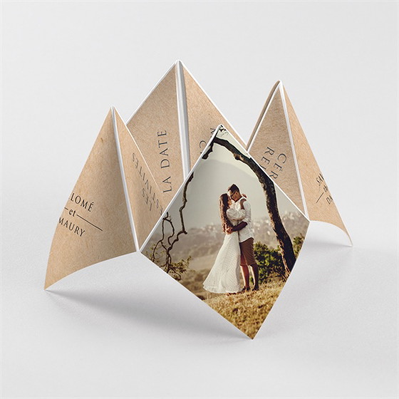 Faire-part mariage bonheur cocotte