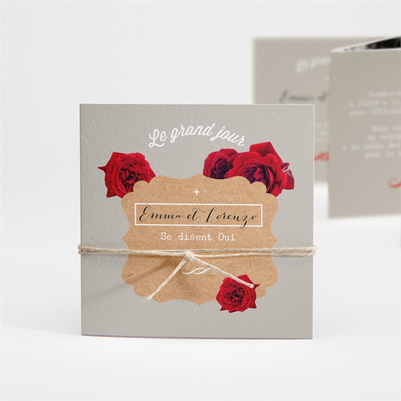 Faire-part mariage La surprise accordéon réf.N831124