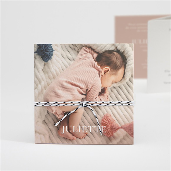 Faire-part naissance Follement accordéon réf.N831126