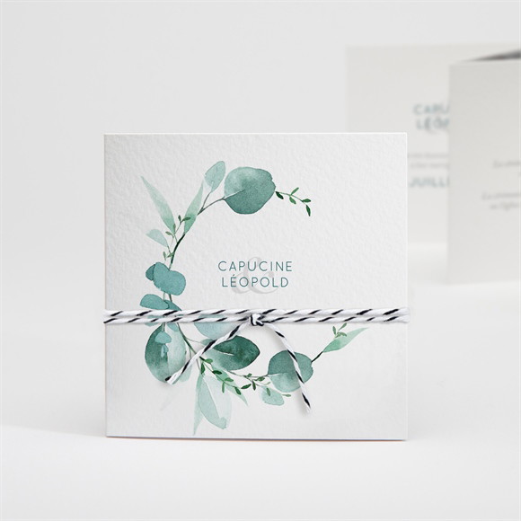 Faire-part mariage Grande Esquisse accordéon réf.N831133