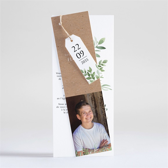 Faire-part confirmation Salut des Ames réf.N93130