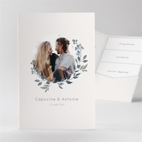 Faire-part mariage Rien que Nous Pocketfold réf.N84136
