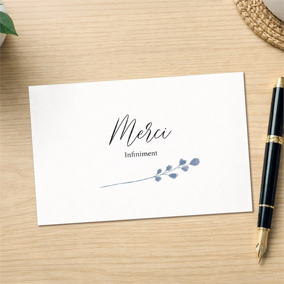 Remerciement décès Présent et Mémoire paysage réf.N111315