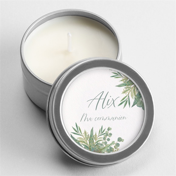 Bougie communion En Grâce - Argent réf.N3601251