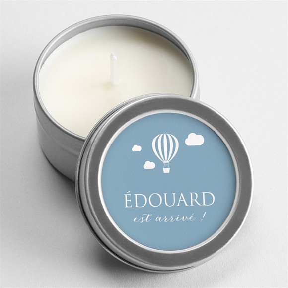 Bougie naissance Pictogrammes - Argent réf.N3601275