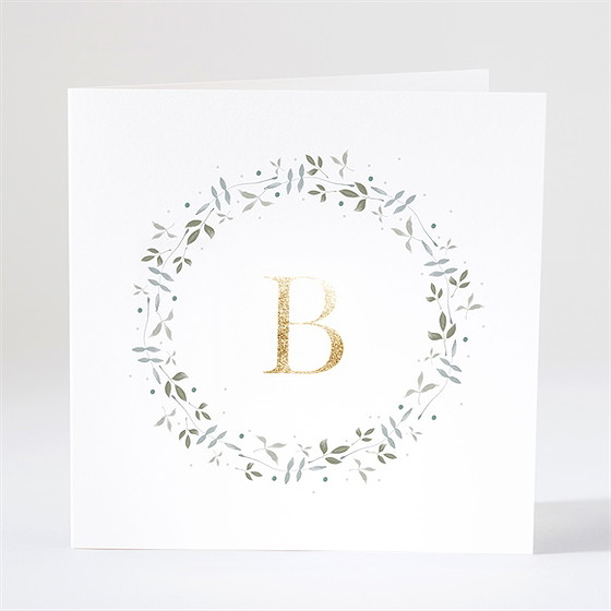 Faire-part naissance beau chouchou dorure