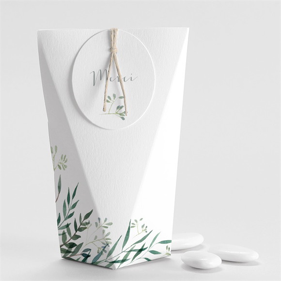 Boîte de dragées mariage Douceur du pinceau Étui réf.N520173