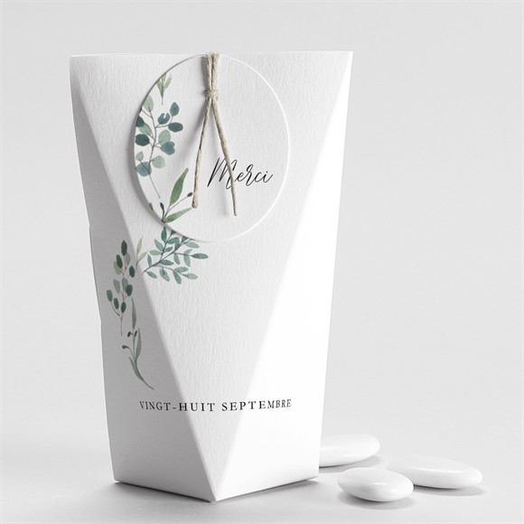 Boîte de dragées mariage Bouquet provençal Étui réf.N520176